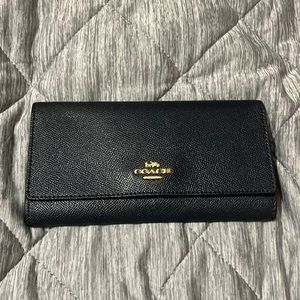 Navy coach wallet
